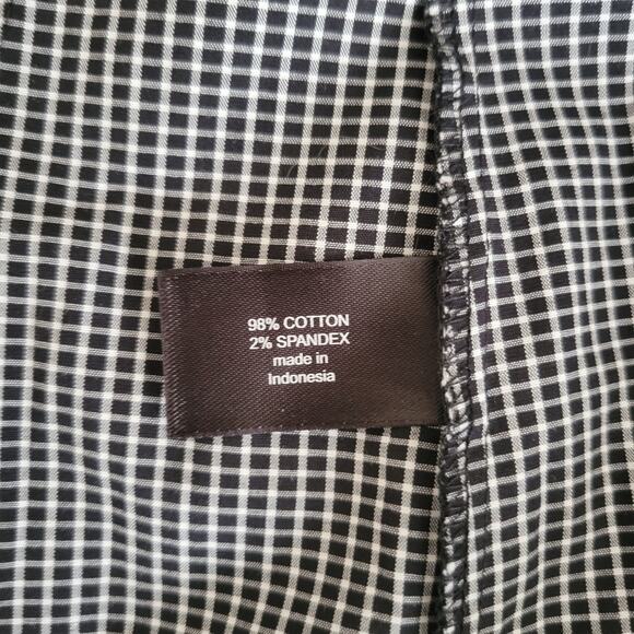 Lane Bryant Long Sleeve Fitted Blouse Black and White New with Tags Size 14 - Picture 7 of 9